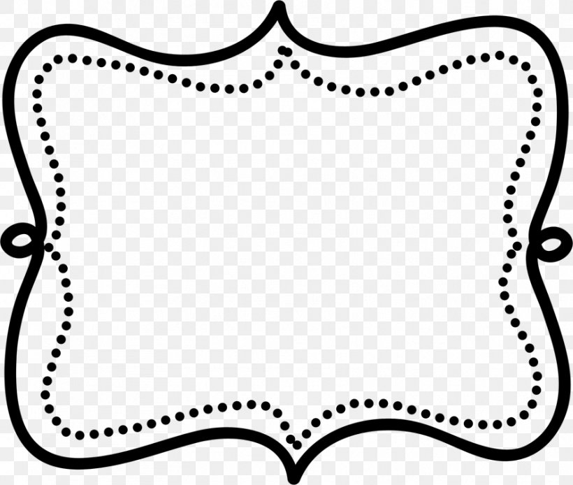 Borders And Frames Child Pre-school Picture Frames Clip Art, PNG, 888x752px, Borders And Frames, Area, Art, Black, Black And White Download Free