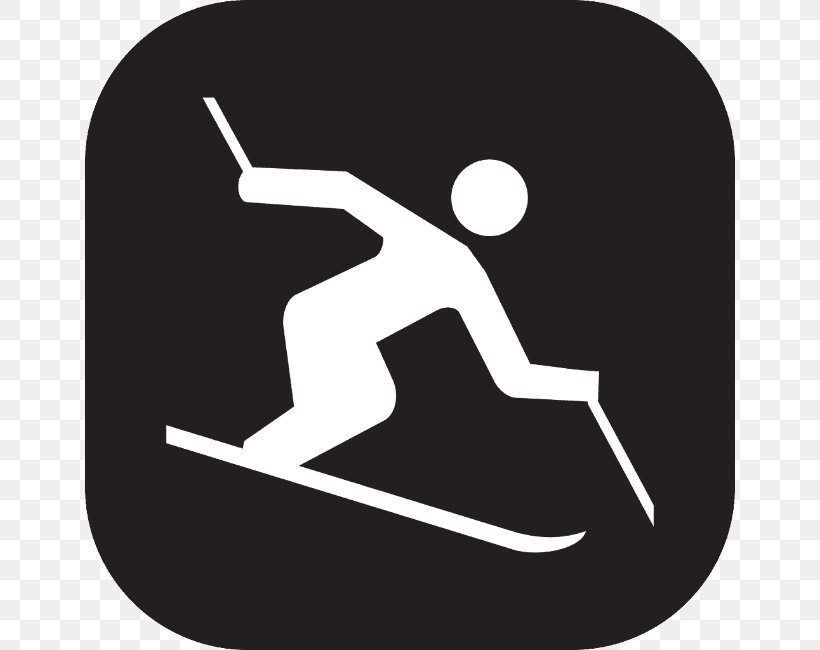 Heliskiing Water Skiing Breitensport, PNG, 650x650px, Skiing, Black And White, Breitensport, Heliskiing, Logo Download Free