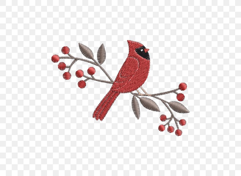 Machine Embroidery Handicraft Embroidered Patch Pattern, PNG, 600x600px, Embroidery, Beak, Bird, Branch, Christmas Download Free