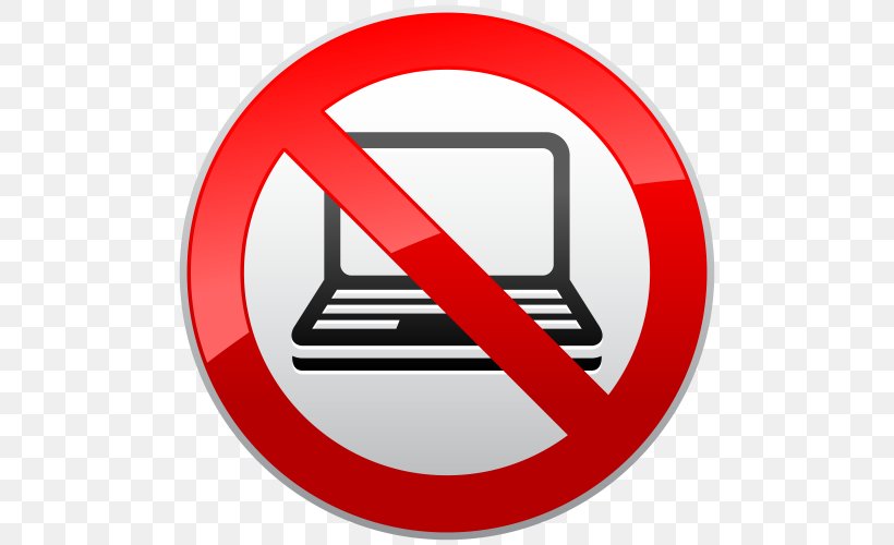 Laptop No Symbol Clip Art, PNG, 500x500px, Laptop, Area, Brand, Computer, Logo Download Free