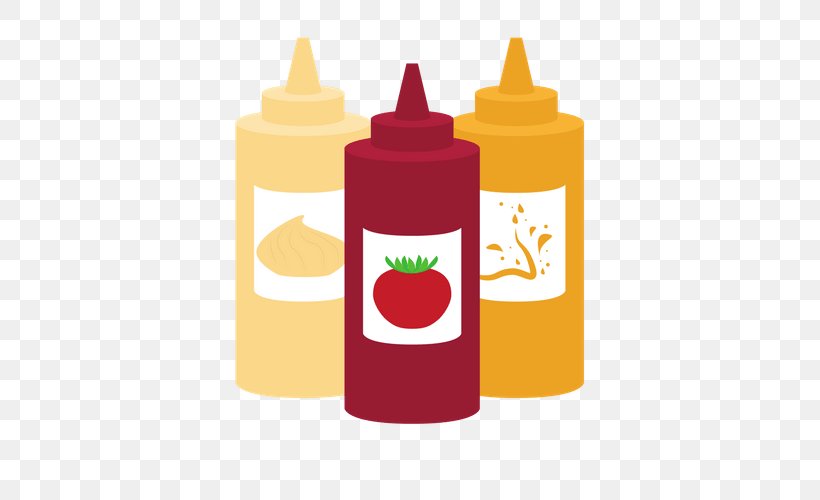 Mayonnaise Vector Graphics Mustard Ketchup Sauce, PNG, 500x500px, Mayonnaise, Bottle, Condiment, Fast Food, Ketchup Download Free