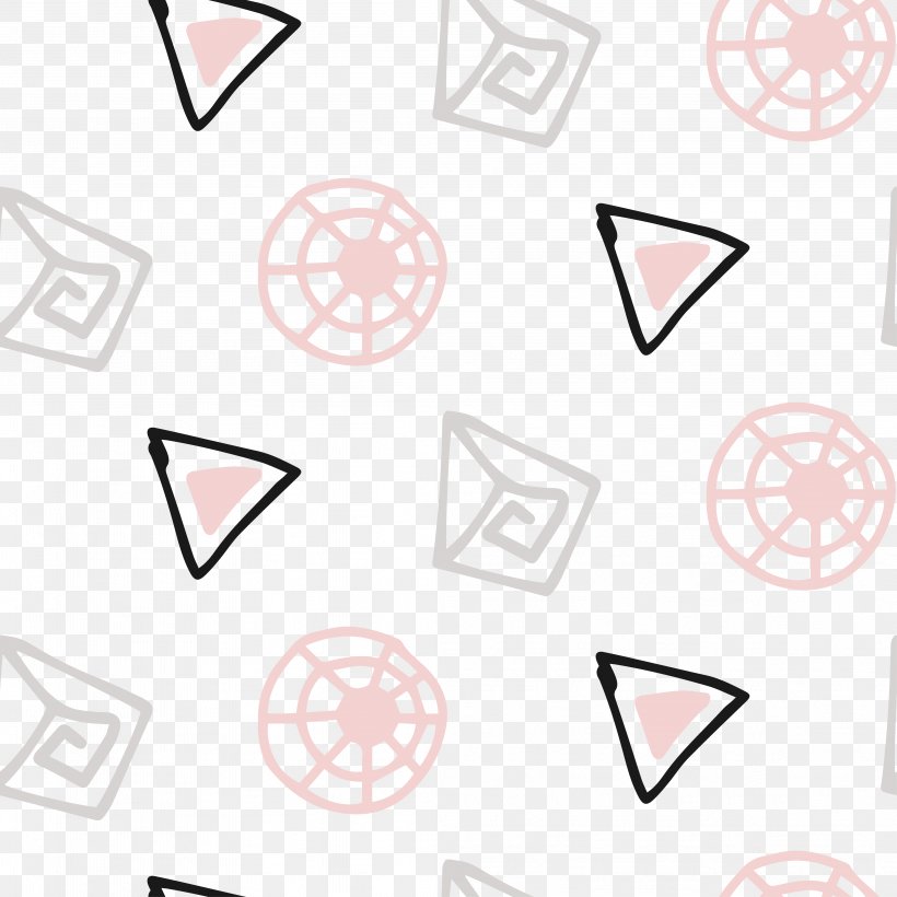 Triangle Pattern, PNG, 4167x4167px, Triangle, Area, Base, Black And White, Brand Download Free