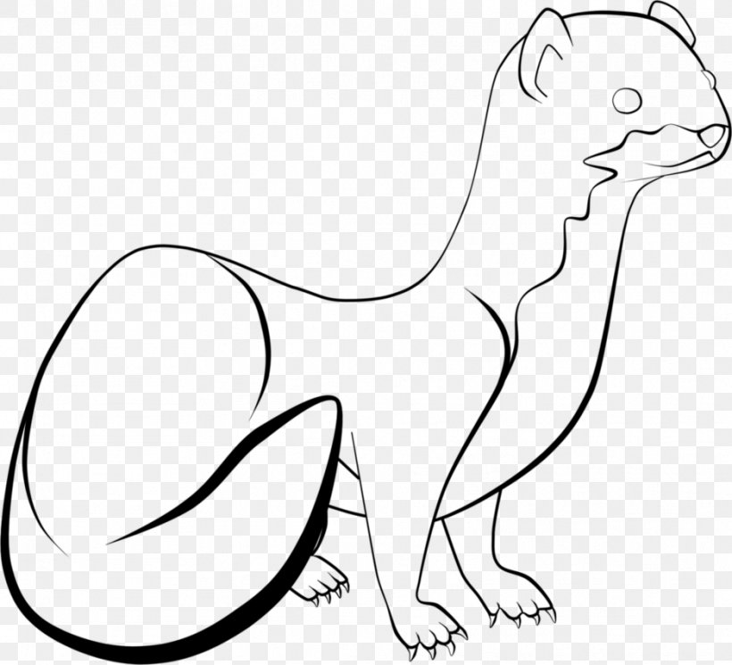 Whiskers Stoat Drawing Long-tailed Weasel Line Art, PNG, 937x852px, Watercolor, Cartoon, Flower, Frame, Heart Download Free