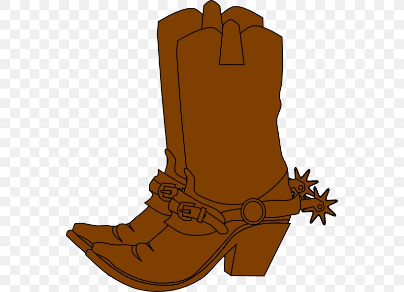 Cowboy Boot Clip Art, PNG, 552x594px, Cowboy Boot, Boot, Brown, Cowboy, Cowboy Hat Download Free