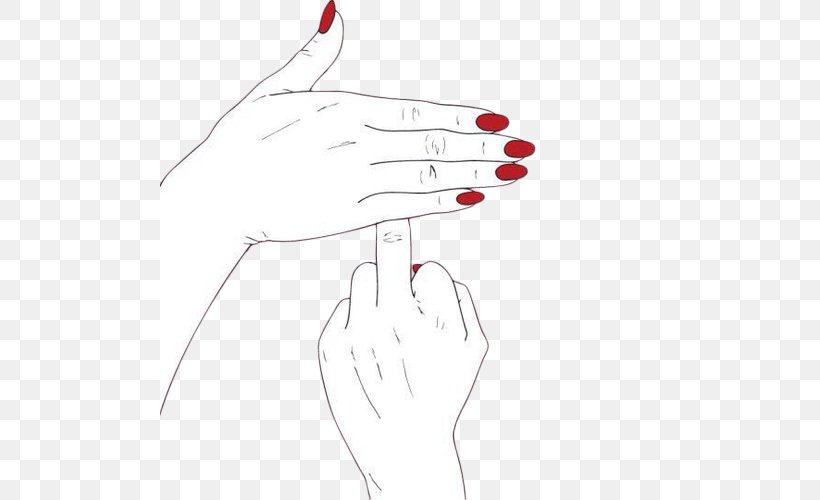 Drawing Coldhearted Line Art Hand Model, PNG, 500x500px, Watercolor, Cartoon, Flower, Frame, Heart Download Free