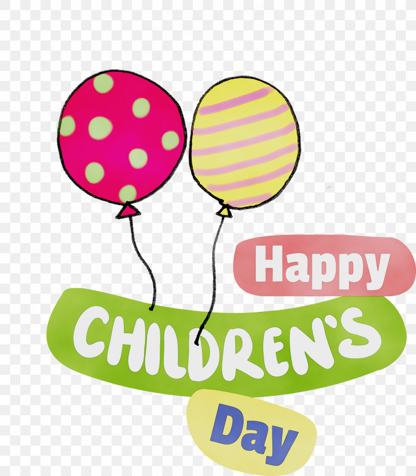 Balloon Logo Line Party Pink M, PNG, 2616x3000px, Childrens Day, Balloon, Geometry, Happy Childrens Day, Line Download Free