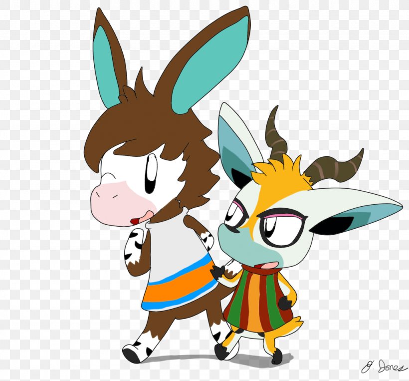 Horse Easter Bunny Donkey Macropodidae, PNG, 1024x953px, Horse, Art, Cartoon, Computer, Donkey Download Free