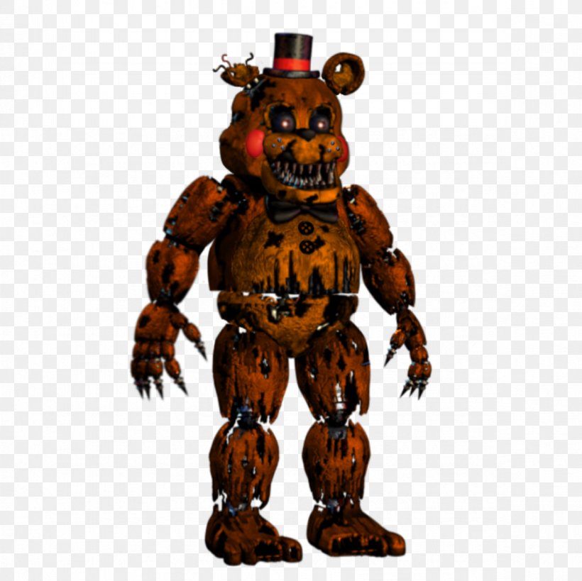 Five Nights at Freddy's 4 FNaF World Five Nights at Freddy's 2  Animatronics, Nightmare Foxy, food, carnivoran, rendering png