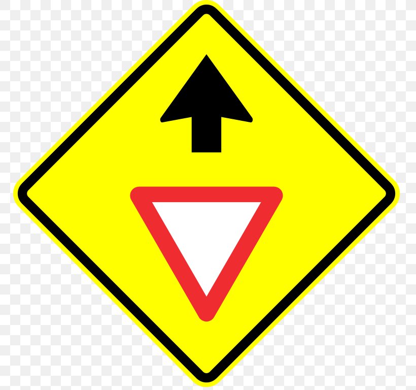 Priority Signs Traffic Sign Road Warning Sign, PNG, 768x768px, Priority Signs, Area, Driving, Oneway Traffic, Point Download Free