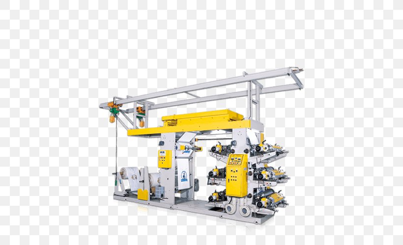 Machine Flexography Printing Press Manufacturing, PNG, 500x500px, Machine, Businesstobusiness Service, Color, Flexography, Information Download Free