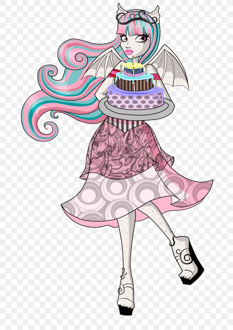 Monster High Visual Arts, PNG, 690x1158px, Watercolor, Cartoon, Flower, Frame, Heart Download Free