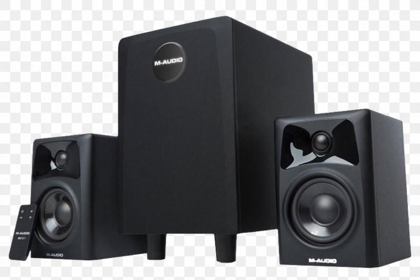 Studio Monitor M-Audio AV32.1 Recording Studio Loudspeaker, PNG, 1200x800px, Studio Monitor, Alesis, Audio, Audio Equipment, Computer Speaker Download Free