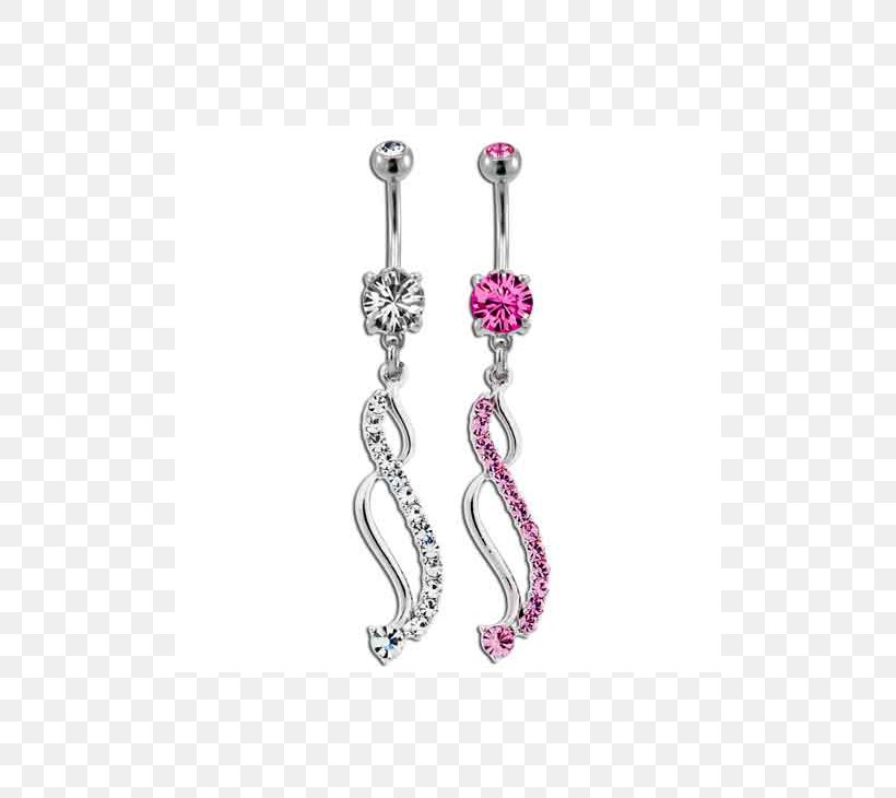 Earring Body Jewellery Navel Piercing Gemstone Pink M, PNG, 730x730px, Earring, Body Jewellery, Body Jewelry, Body Piercing, Earrings Download Free