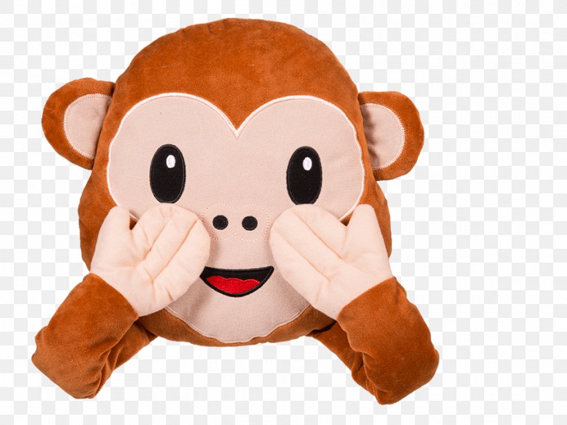 Emoji Cushion Emoticon Monkey Smiley, PNG, 945x709px, Emoji, Bag, Cushion, Cuteness, Decorative Arts Download Free