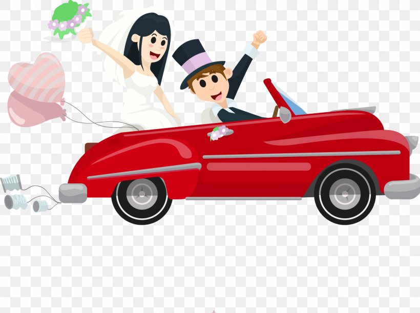 Car Clip Art Wedding Invitation Marriage Sticker, PNG, 1556x1160px, Car, Automotive Design, Cartoon, Drawing, Fictional Character Download Free