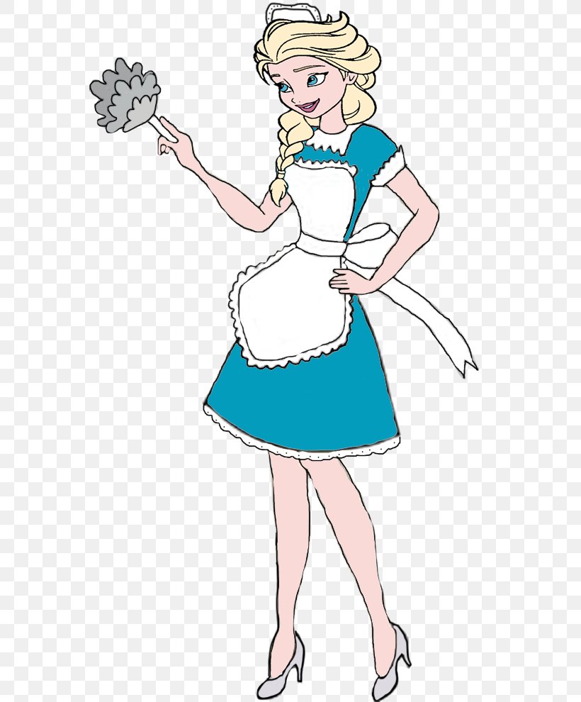 Daphne French Maid Dress Art, PNG, 782x990px, Watercolor, Cartoon, Flower, Frame, Heart Download Free