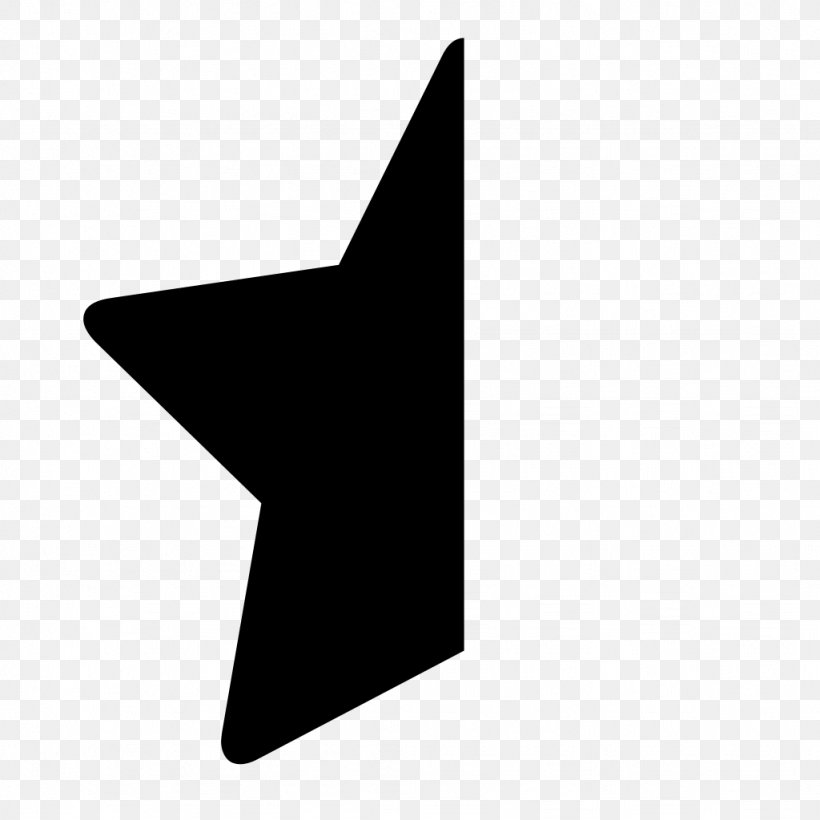 Five-pointed Star Star Polygons In Art And Culture Clip Art, PNG, 1024x1024px, Fivepointed Star, Black, Black And White, Font Awesome, Monochrome Download Free