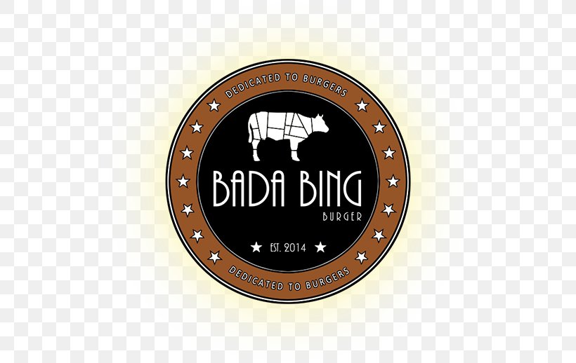 Bada Bing Burger, PNG, 516x518px, Menu, Badge, Brand, Drink, Emblem Download Free