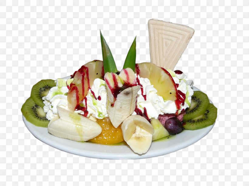 Ice Cream Sundae Fruit Salad, PNG, 1280x960px, Ice Cream, Appetizer, Apple, Cream, Cuisine Download Free
