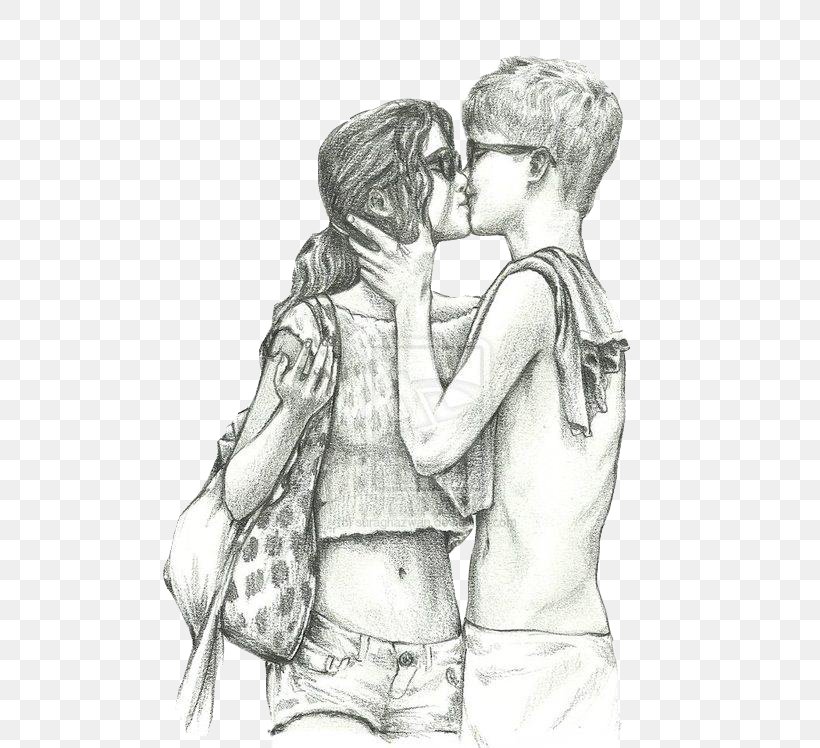 Sketch Drawing Image Couple Black And White, PNG, 500x748px, Watercolor, Cartoon, Flower, Frame, Heart Download Free