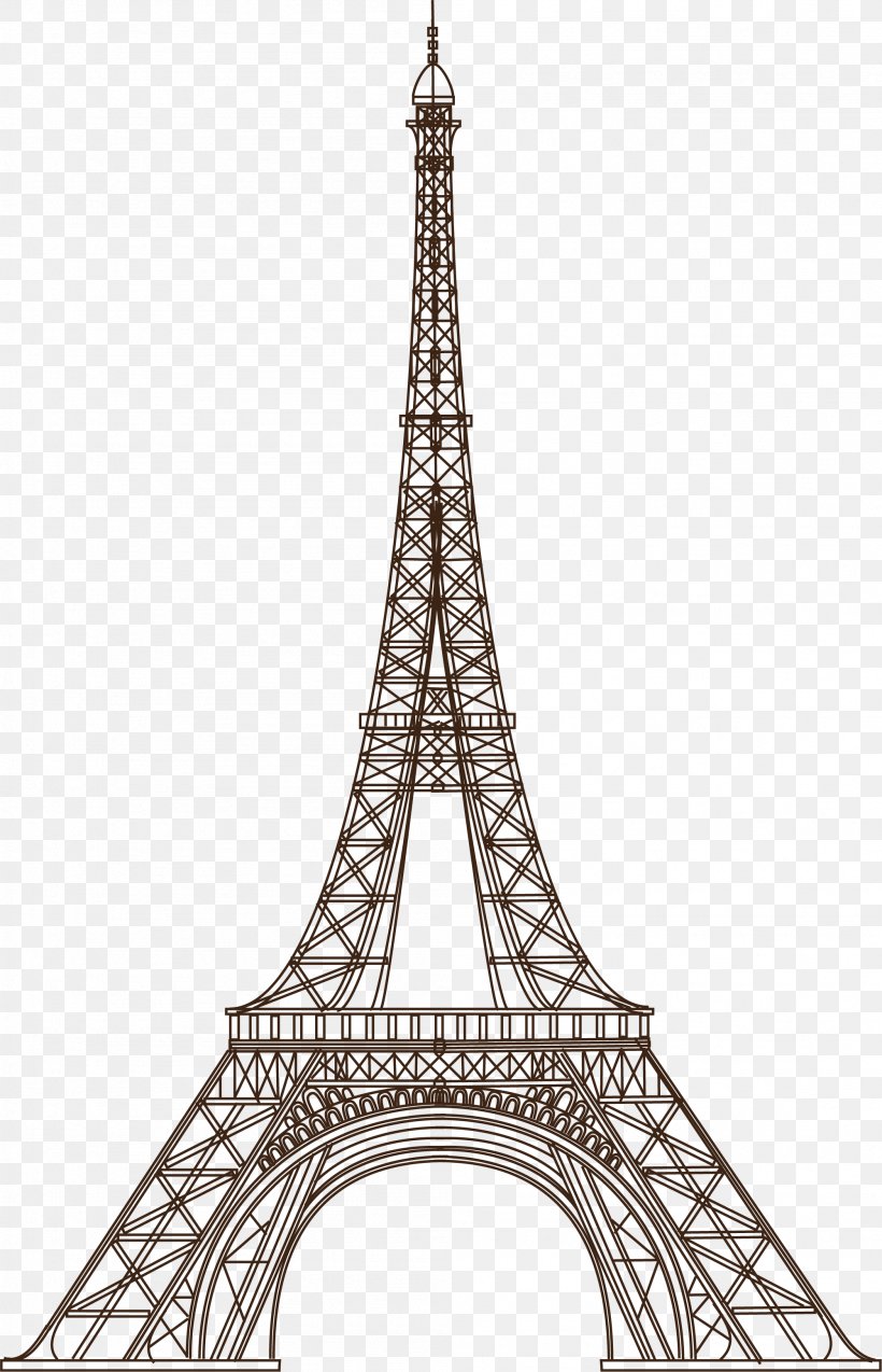 Eiffel Tower Royalty-free Clip Art, PNG, 2001x3111px, Eiffel Tower, Black And White, Drawing, France, Logo Download Free