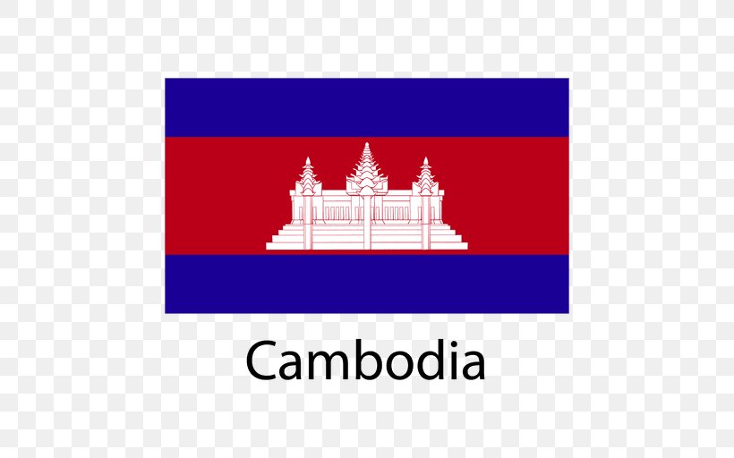 Flag Of Cambodia National Flag Cambodian National Assembly Election, 2018, PNG, 512x512px, Cambodia, Area, Brand, Flag, Flag Of Cambodia Download Free