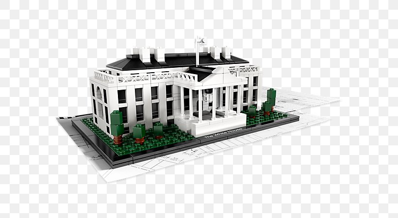LEGO 21006 Architecture The White House Set Lego Architecture Toy, PNG, 600x450px, White House, Architecture, Building, Lego, Lego Architecture Download Free