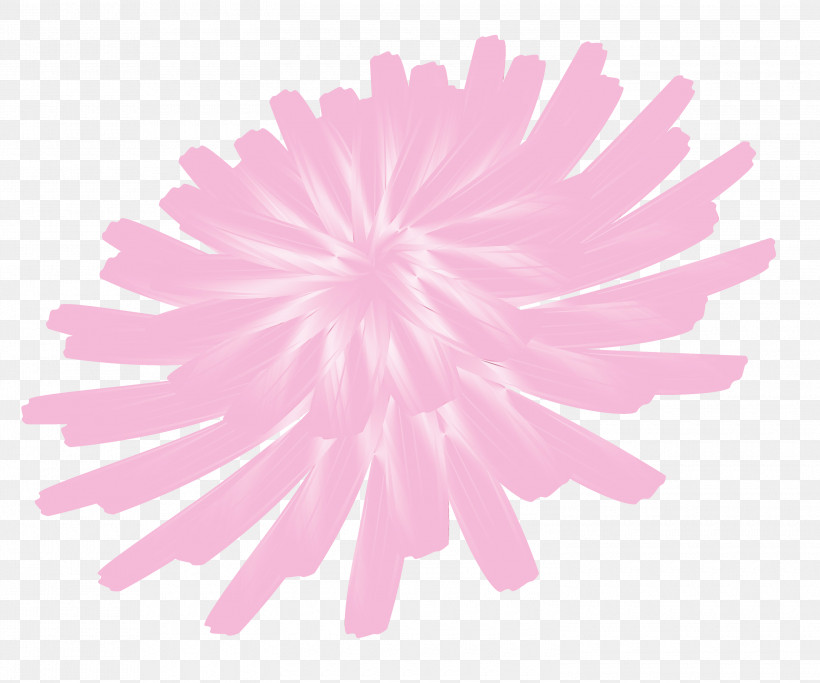 Petal Flower, PNG, 3000x2501px, Dandelion Flower, Flower, Paint, Petal, Watercolor Download Free