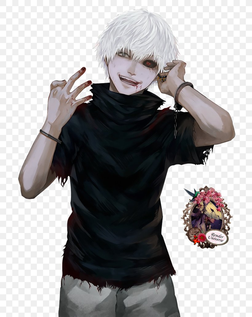 Tokyo Ghoul Ken Kaneki Desktop Wallpaper, PNG, 750x1034px, Watercolor, Cartoon, Flower, Frame, Heart Download Free