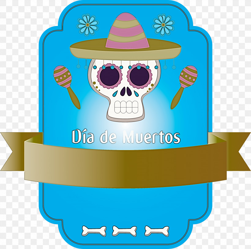 Day Of The Dead Día De Muertos Mexico, PNG, 3000x2977px, Day Of The Dead, Calavera, Cartoon, D%c3%ada De Muertos, Digital Art Download Free
