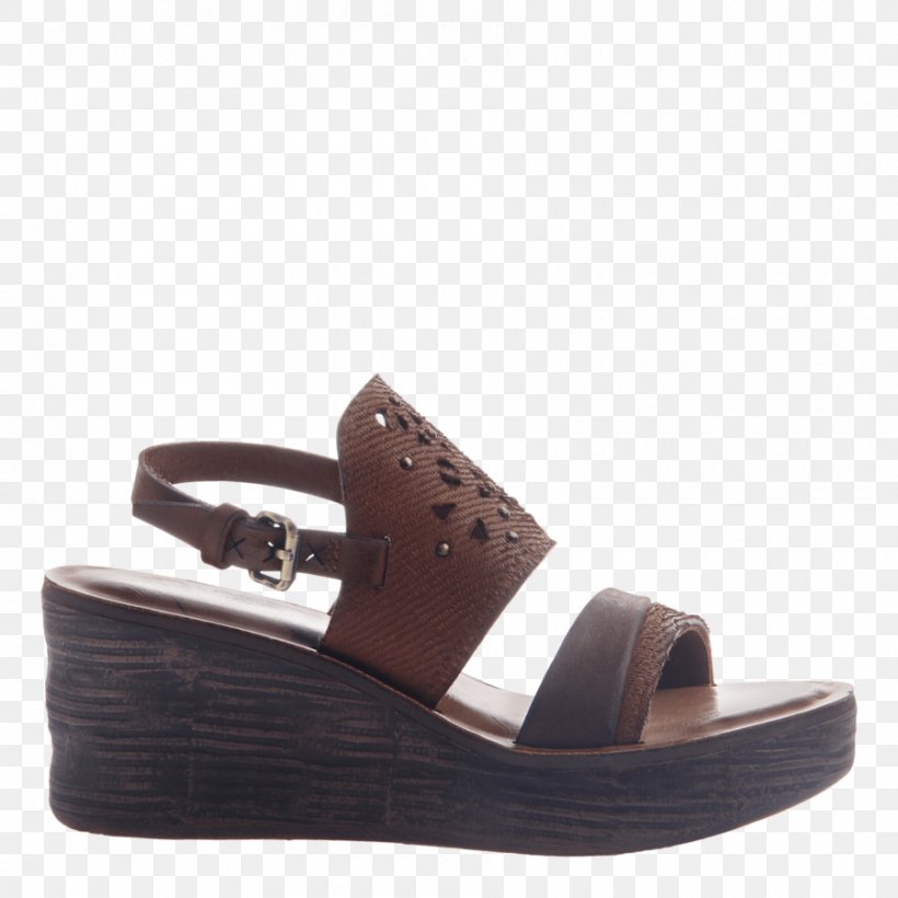 OTBT Women's Hippie Wedge Sandal Leather Shoe Slide, PNG, 900x900px, Leather, Brown, Footwear, Hippie, Oak Download Free