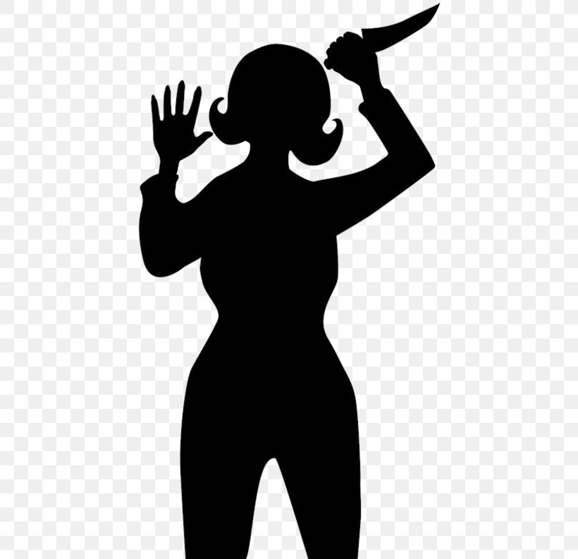 Psycho Silhouette Clip Art, PNG, 500x793px, Psycho, Arm, Art, Black And White, Cartoon Download Free