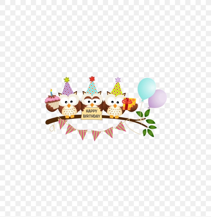 Cartoon Owl Banner Decorative Patterns Vector Material, PNG, 595x842px, Owl, Baby Shower, Birthday, Cake, Cake Decorating Download Free