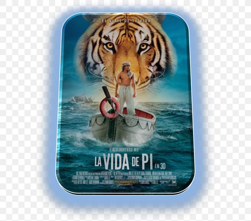 Pi Patel Film Spanish El Dueño Del Zoológico 2160p, PNG, 600x723px, Pi Patel, Ang Lee, Big Cats, Carnivoran, Cat Like Mammal Download Free