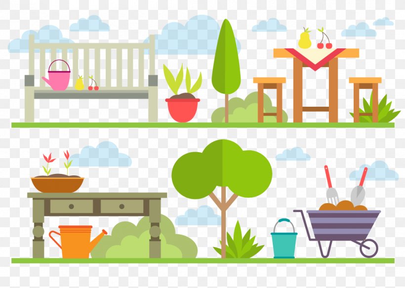 Gardening Vector Graphics Clip Art Bench, PNG, 1096x780px, Garden, Art, Bench, Flowerpot, Furniture Download Free