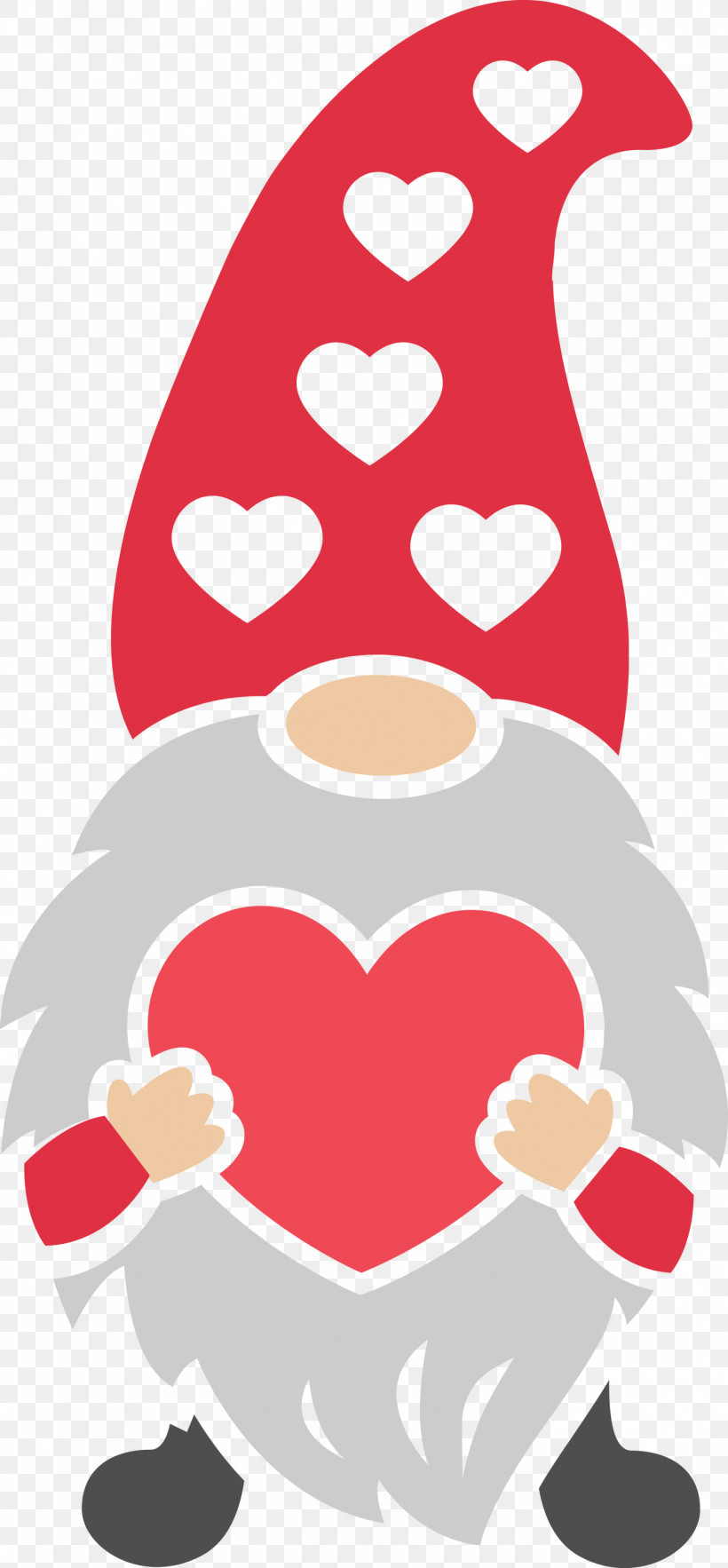 Gnome Loving Red Heart, PNG, 1392x2999px, Gnome, Cartoon, Heart, Love, Loving Download Free