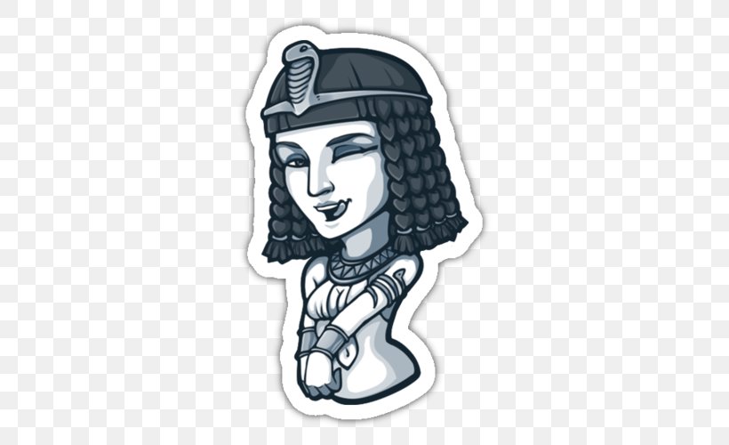 Cleopatra Sticker Telegram Ancient Egypt Android, PNG, 500x500px, Cleopatra, Ancient Egypt, Android, Automotive Design, Facebook Messenger Download Free
