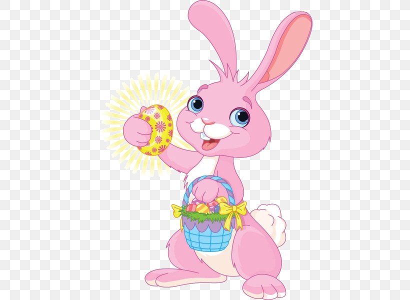 Easter Bunny Rabbit Clip Art, PNG, 430x600px, Easter Bunny, Art, Cartoon, Easter, Easter Egg Download Free