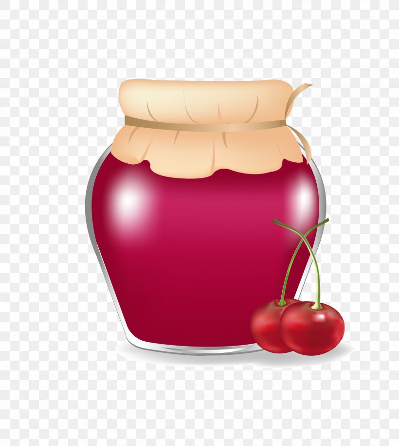 Fruit Preserves Jar Strawberry, PNG, 3437x3837px, Fruit Preserves, Cherry, Drawing, Food, Fruit Download Free