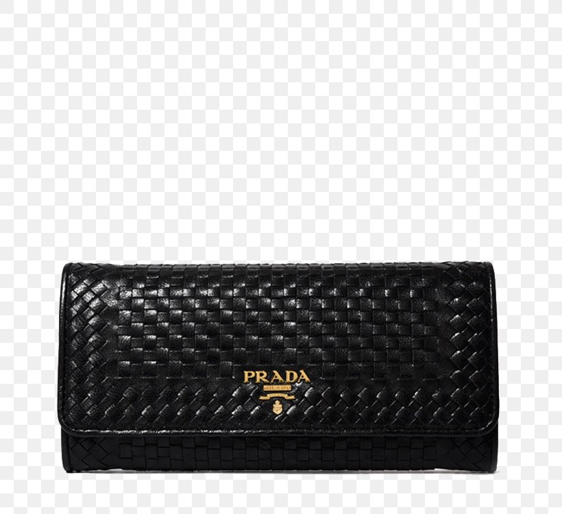 Prada Wallet Leather Gratis Designer, PNG, 750x750px, Prada, Bag, Black, Brand, Color Download Free