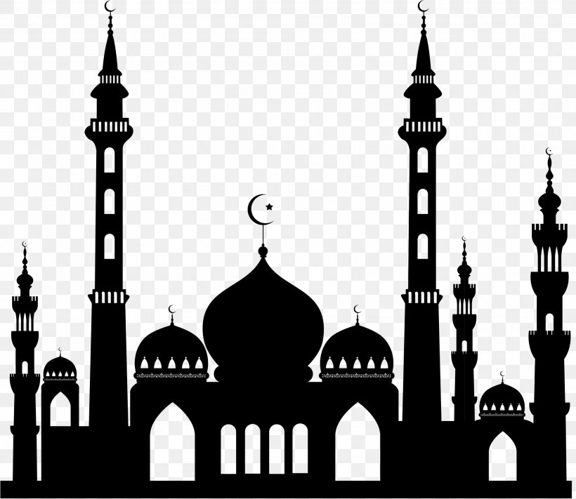 Sultan Ahmed Mosque Islam Silhouette Clip Art, PNG, 2006x1741px, Sultan Ahmed Mosque, Arch, Black And White, Eid Alfitr, Islam Download Free