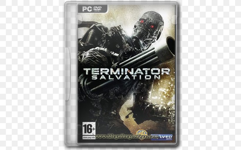 Terminator Salvation Xbox 360 John Connor PlayStation 2 YouTube, PNG, 512x512px, Terminator Salvation, John Connor, Moon Bloodgood, Pc Game, Playstation 2 Download Free