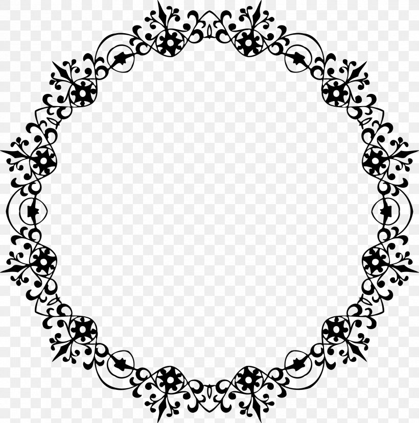 Picture Frames Clip Art, PNG, 2372x2400px, Picture Frames, Area, Black, Black And White, Body Jewelry Download Free