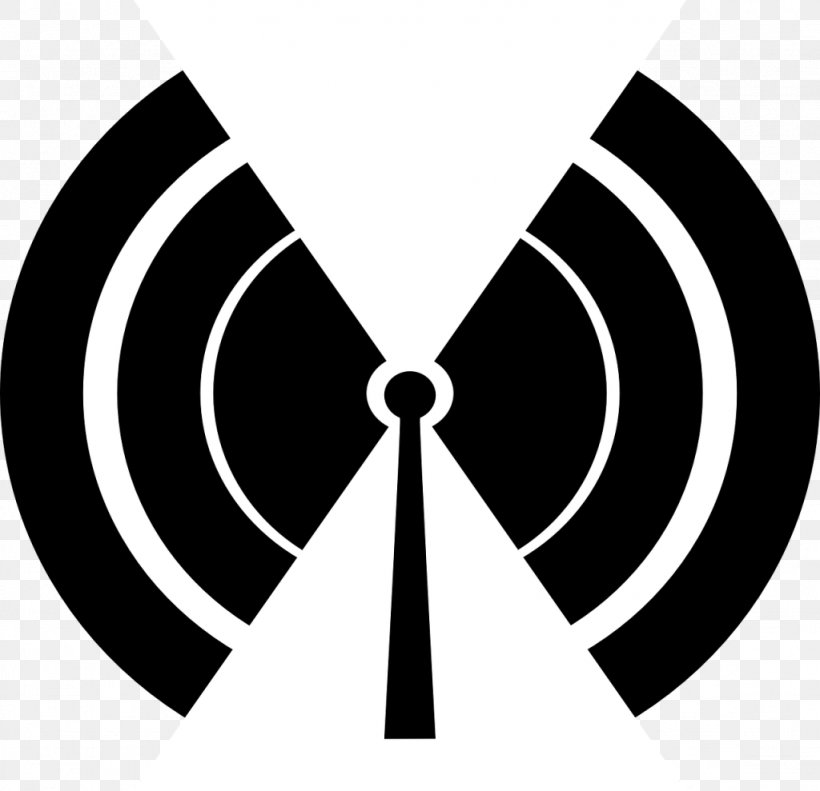 Radio Wave Clip Art, PNG, 1024x989px, Radio Wave, Amateur Radio, Black, Black And White, Brand Download Free