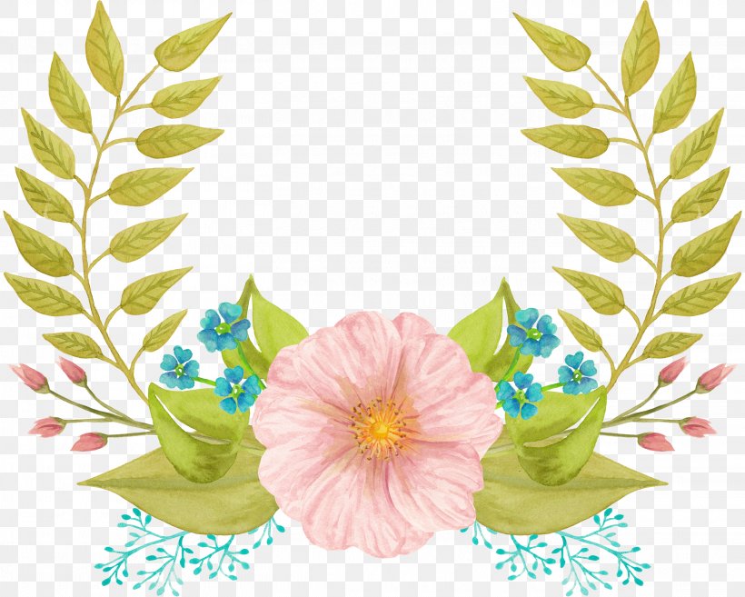 Watercolor Painting Logo Clip Art Design Image, PNG, 2817x2259px, Watercolor Painting, Art, Flora, Floral Design, Floristry Download Free