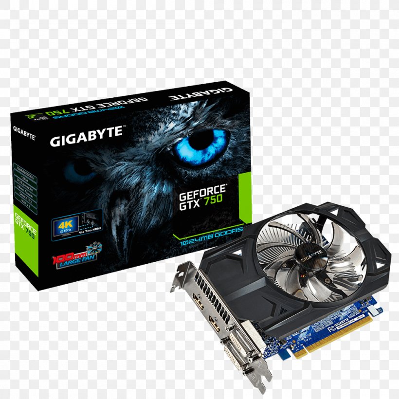 Graphics Cards & Video Adapters GeForce Gigabyte Technology GDDR5 SDRAM Digital Visual Interface, PNG, 1000x1000px, Graphics Cards Video Adapters, Cable, Computer Component, Computer Cooling, Digital Visual Interface Download Free