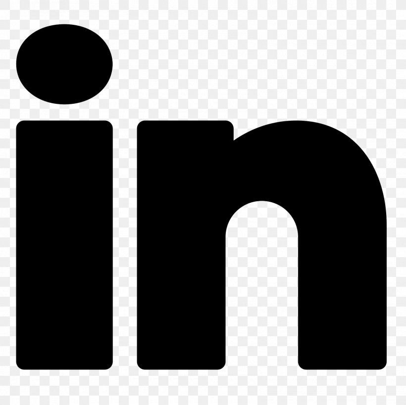 Linkedin Social Media Symbol Png 1600x1600px Linkedin Black Black And White Brand Logo Download Free