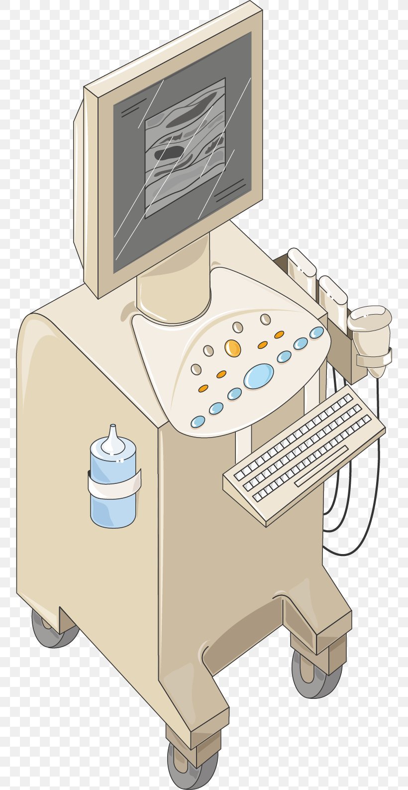 Medical Equipment Ultrasonography Electrocardiography Medical Imaging Medical Diagnosis, PNG, 756x1587px, Medical Equipment, Cardiac Stress Test, Cystic Echinococcosis, Doppler Fetal Monitor, Echinococcosis Download Free