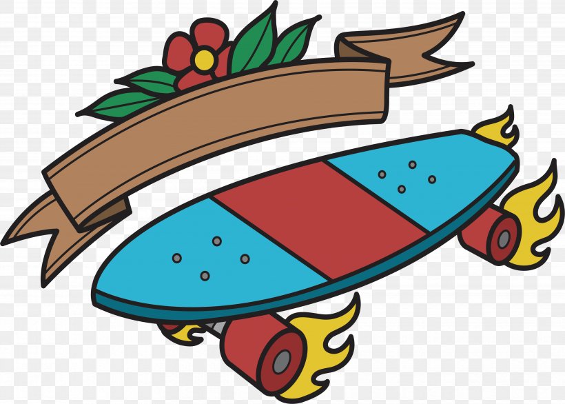 Skate Or Die! Skateboarding Penny Board, PNG, 3668x2623px, Skate Or Die, Artwork, Blue, Clip Art, Food Download Free