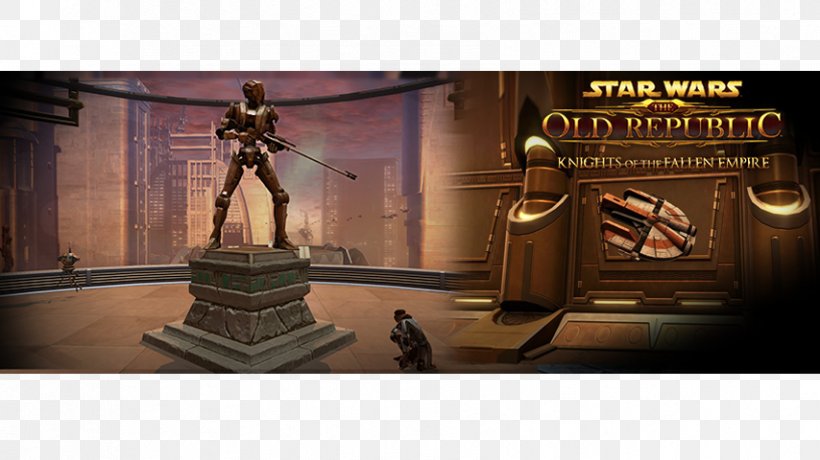 Star Wars: The Old Republic Statue Video Game Star Wars: Knights Of The Old Republic, PNG, 854x480px, Star Wars The Old Republic, Games, Monument, Statue, Video Game Download Free